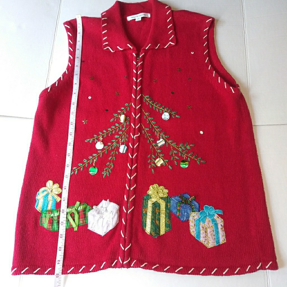 Christmas Sleeveless Sweater